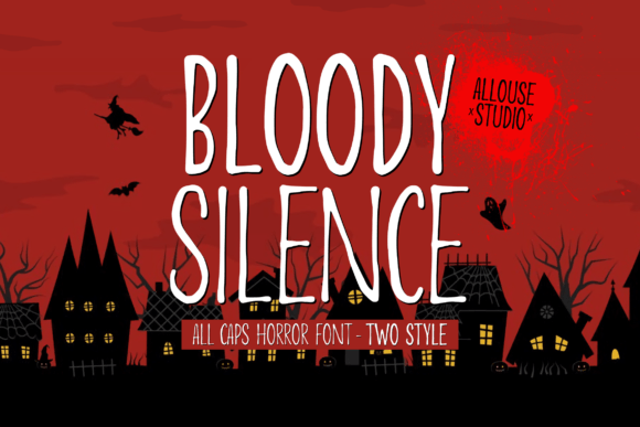 Bloody Silence: A Bold Display Font for Memorable Branding