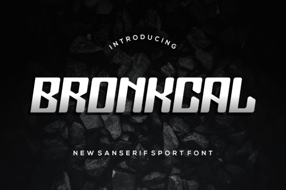 Bronkcal: A Modern Display Font That Elevates Digital Branding