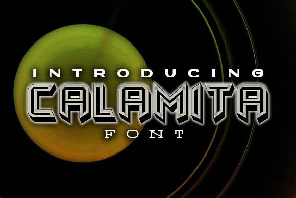 Calamita: A Standout 3D Display Typeface for Digital Branding