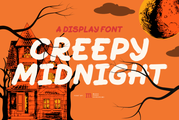 Creepy Midnight: A Spooky Display Font That Makes Handmade Products Stand Out