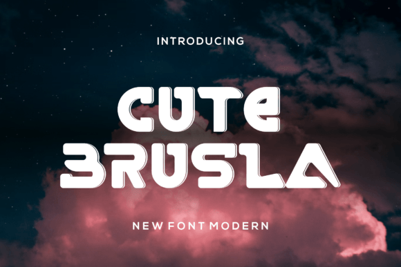 Cutebrusla: A Friendly Display Font That Lifts Digital Branding