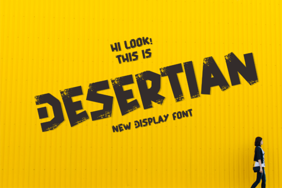 Desertian: A Bold Display Font for Digital Brand Identity