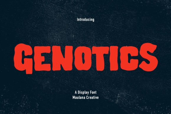 Genotics: A Bold Display Font That Elevates Digital Branding