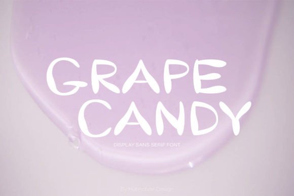 Grape Candy: A Display Font That Makes Headlines Pop