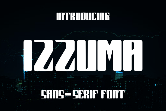 Izzuma: A Display Font That Makes Your Campaign Stand Out