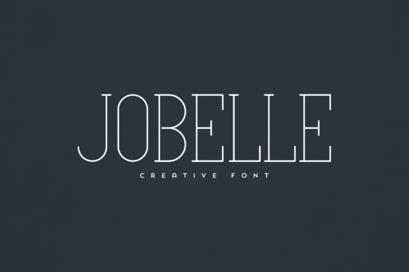 Jobelle: An Elegant Display Font for Thoughtful Branding