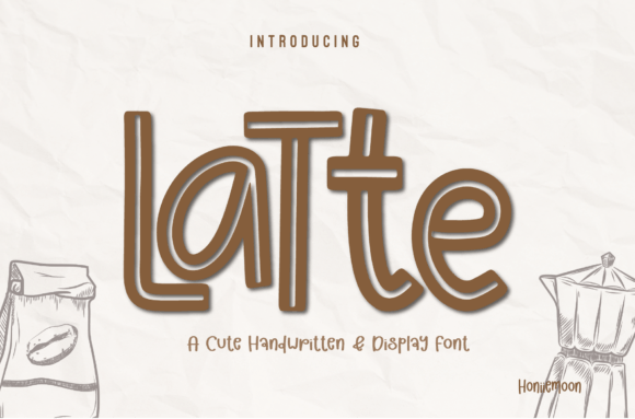 Latte Display Font for Handmade Creators