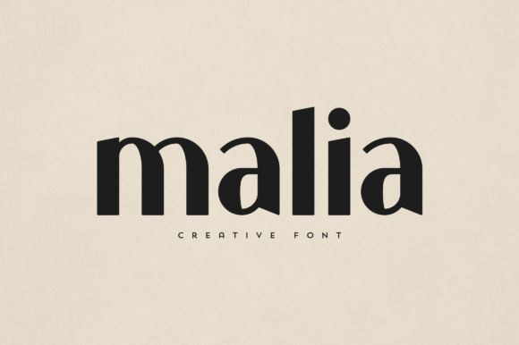 Malia: A Display Font That Elevates Real Small Business Branding