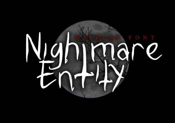 Nightmare Entity: A Display Font for Bold Digital Branding