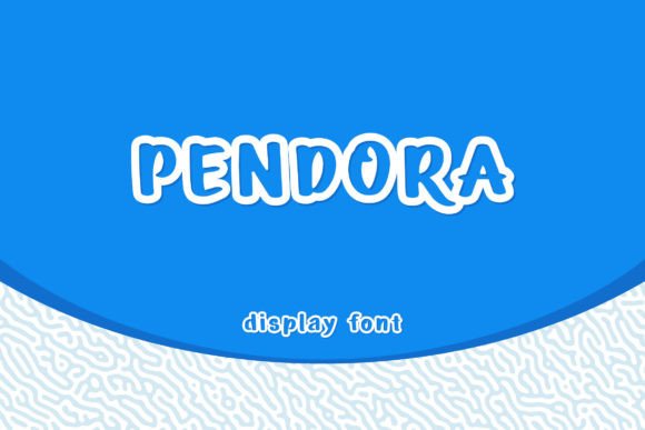 Pendora: A Handmade-Style Display Font for Crafters