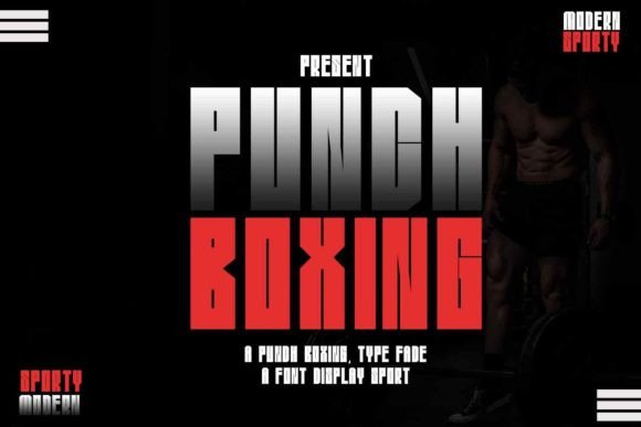 Punch Boxing: A Retro Display Font for Bold Digital Identity