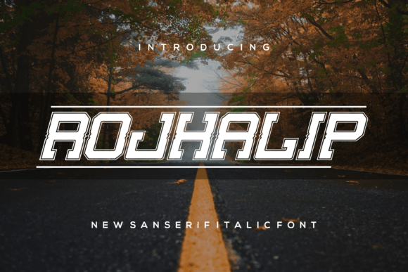 Rojhalip: A Modern Display Font for Small Business Branding