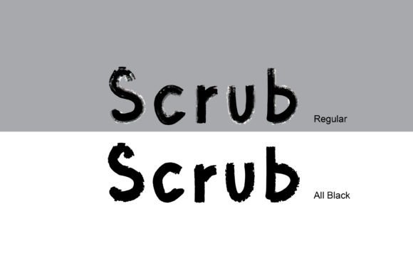Scrub: A Display Font That Adds Warmth Without Overpowering