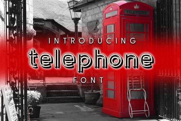 Telephone: A Display Font That Speaks With Authority