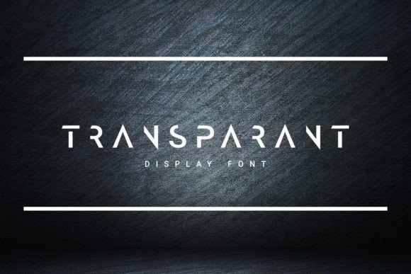 Transparant: A Clean, Confident Display Font for Makers